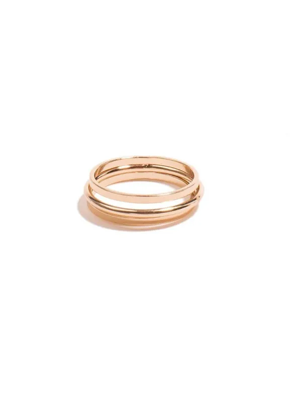 3 Row Fine Band Ring - Large sold by Collete Hayman