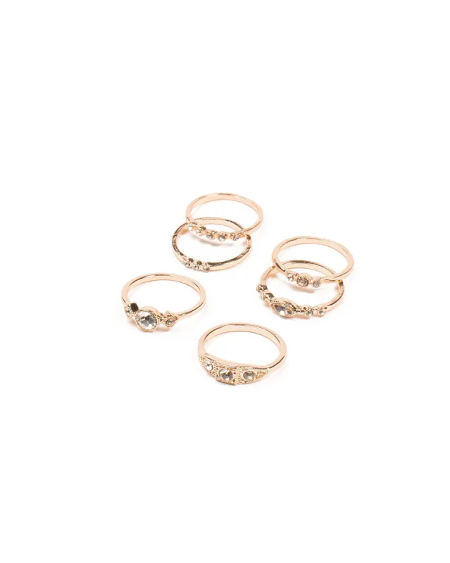 Gold Multi Stack Fine Ring - Large sold by Collete Hayman