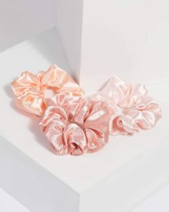 Multi Satin Hair Scrunchies sold by Collete Hayman