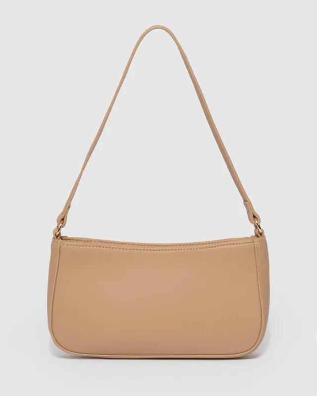 Natural Frankie Shoulder Bag sold by Collete Hayman