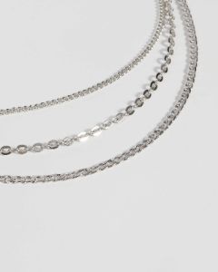 Silver Chain Layered Necklace sold by Collete Hayman