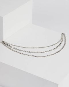 Silver Chain Layered Necklace sold by Collete Hayman