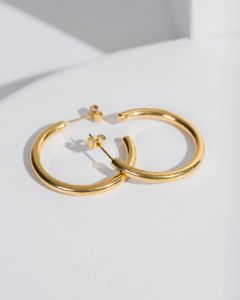 Gold 25mm Hoop Earrings sold by Collete Hayman