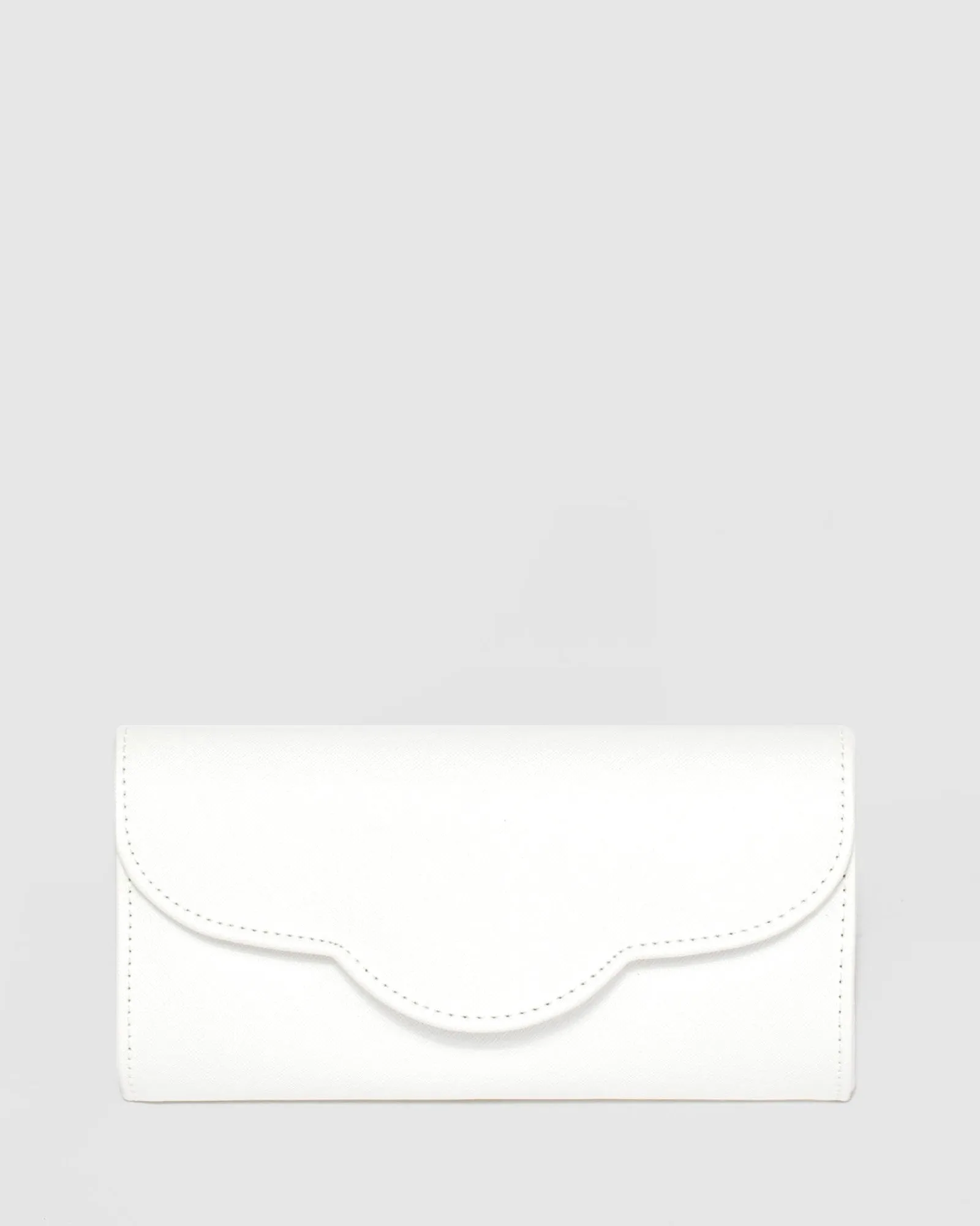 White Verna Clutch Bag sold by Collete Hayman