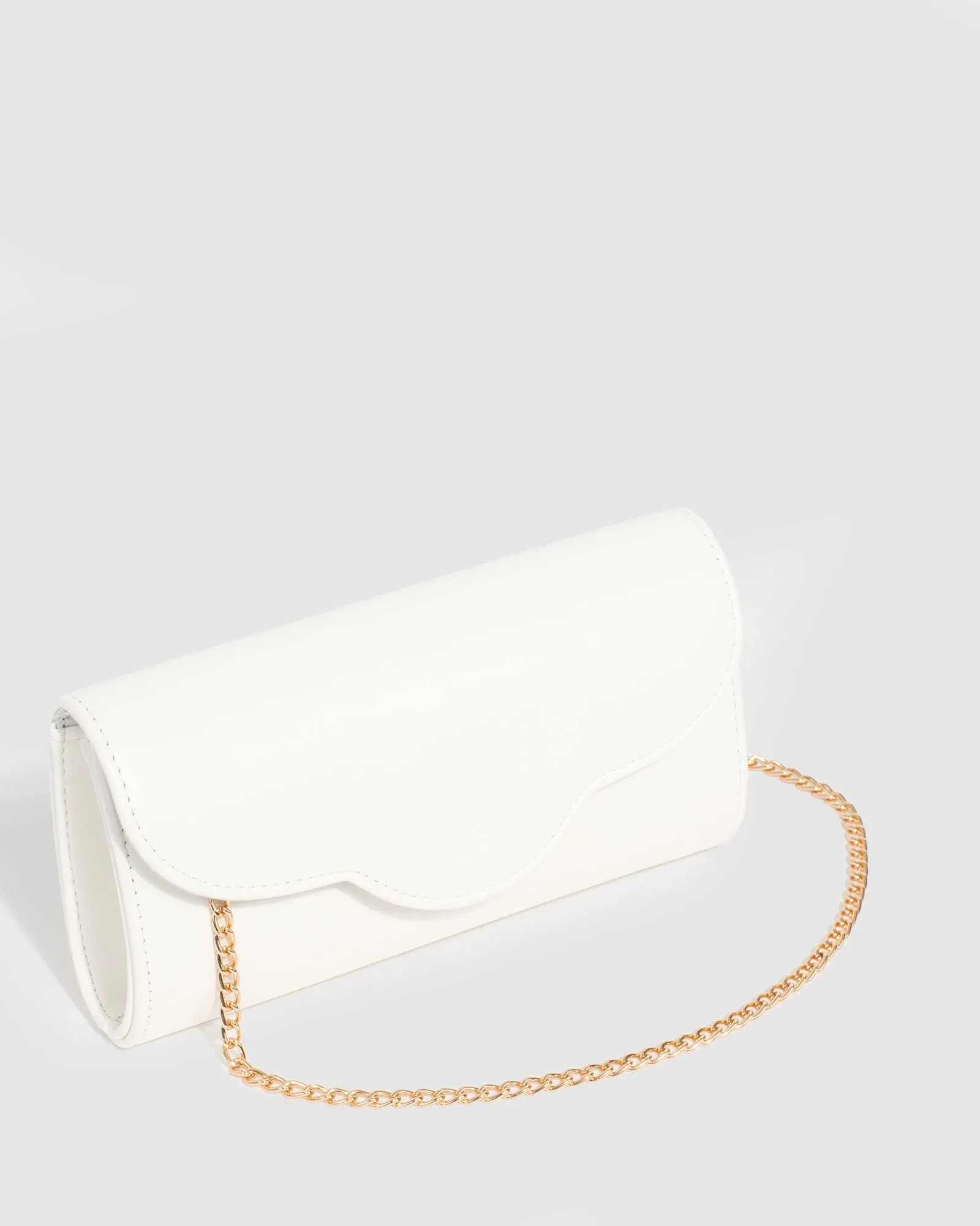 White Verna Clutch Bag sold by Collete Hayman product image thumbnail 3