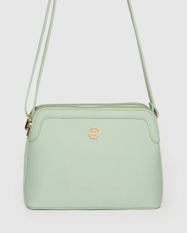 Green Joanna Crossbody Bag sold by Collete Hayman