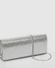 Silver Shaina Clutch Bag sold by Collete Hayman