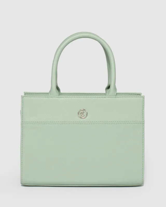 Green Stef Mini Tote Bag sold by Collete Hayman