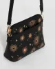 Black Embroidered Star Crossbody Bag sold by Collete Hayman