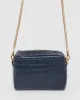 Suri Croc Navy Crossbody Bag sold by Collete Hayman