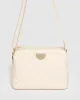 Ivory Joanna Quilt Crossbody Bag sold by Collete Hayman