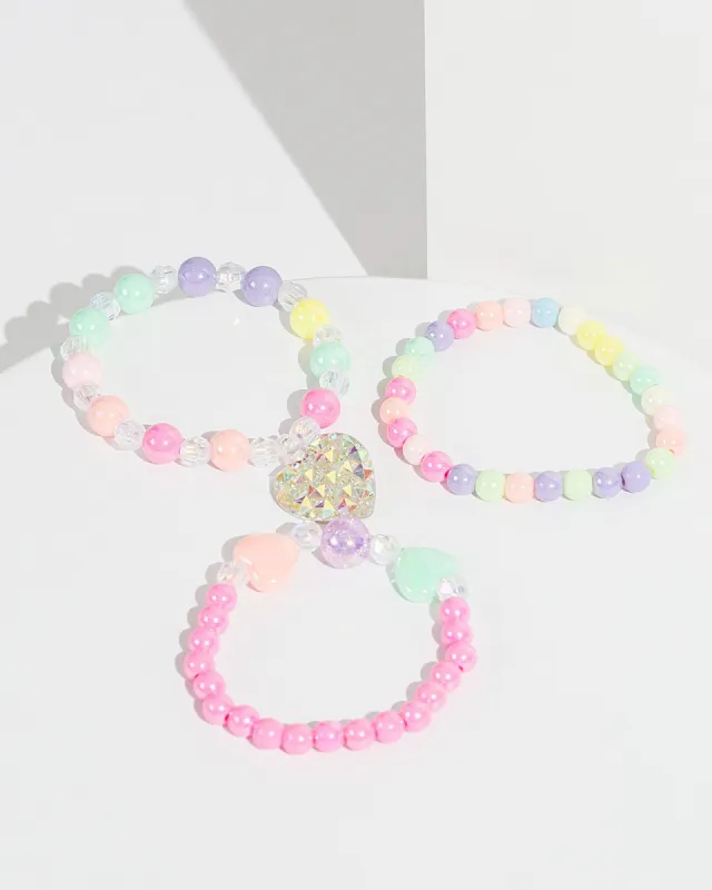 Multi Colour Love Is Everywhere Bracelet Pack sold by Collete Hayman