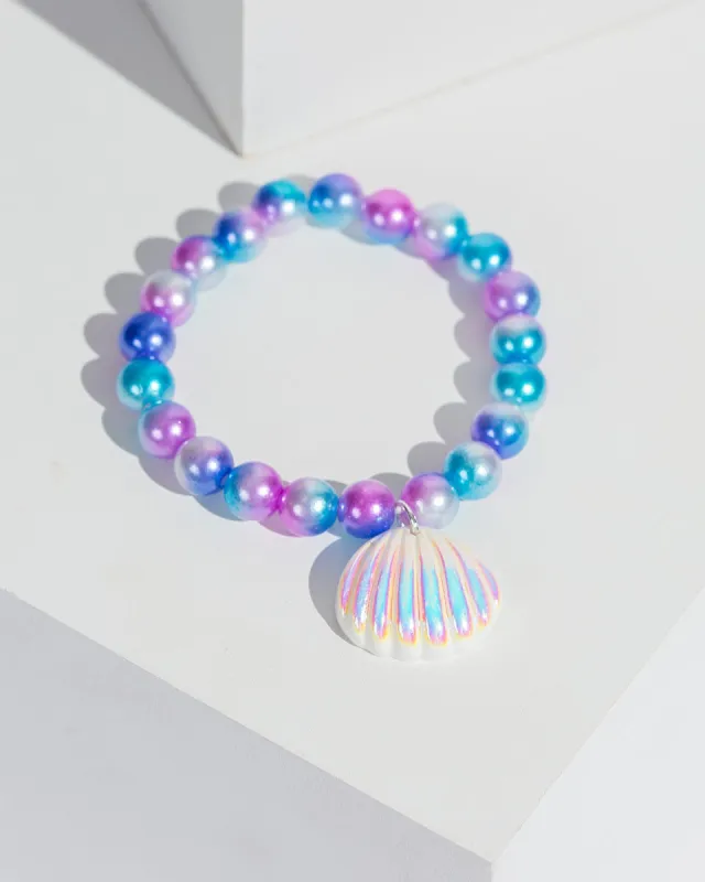 Shell Pendant Beaded Bracelet sold by Collete Hayman