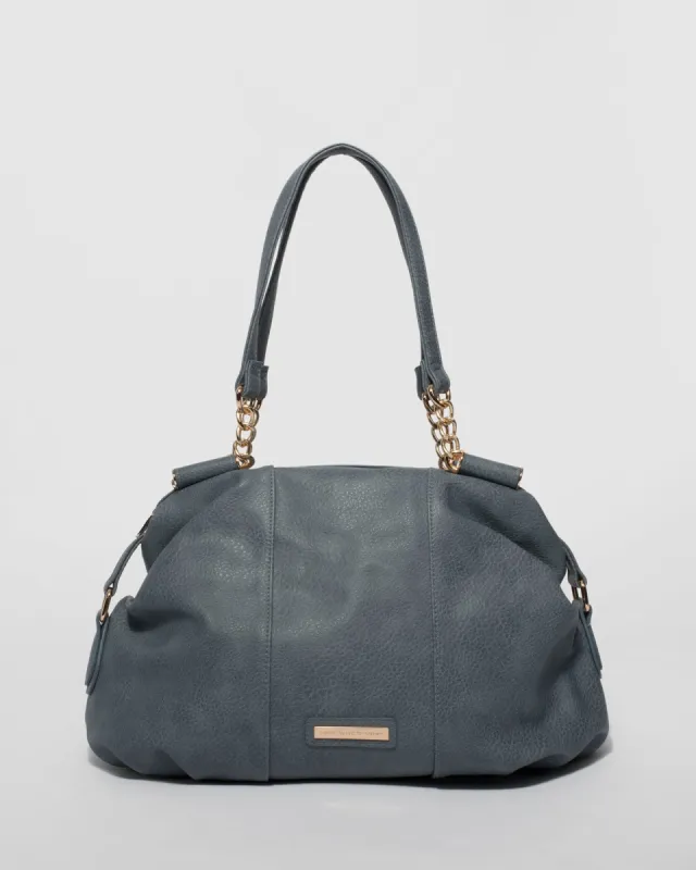 Blue Akira Soft Hobo Bag sold by Collete Hayman