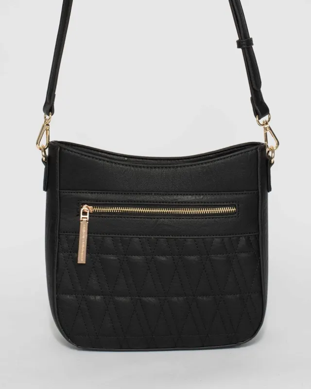 Black Bryana Quilt Bag sold by Collete Hayman