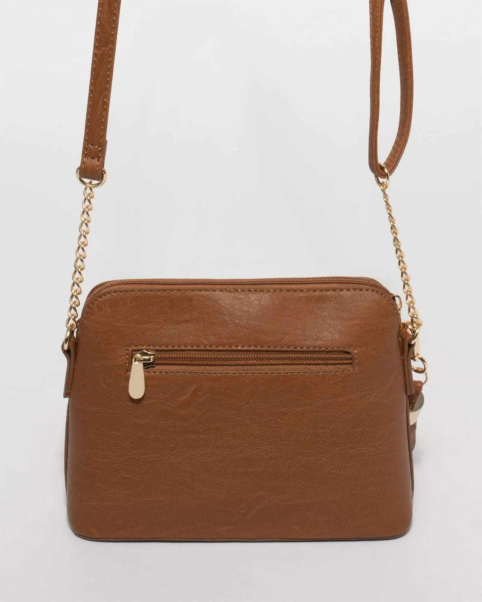 Tan Karen Tassel Crossbody Bag sold by Collete Hayman product image thumbnail 4