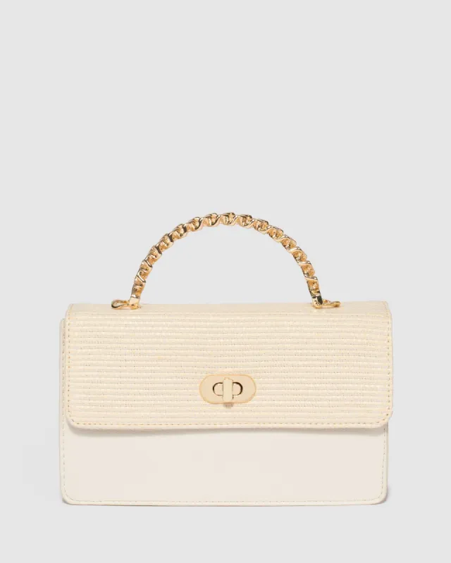 Nude Nynke Spring Handle Bag sold by Collete Hayman
