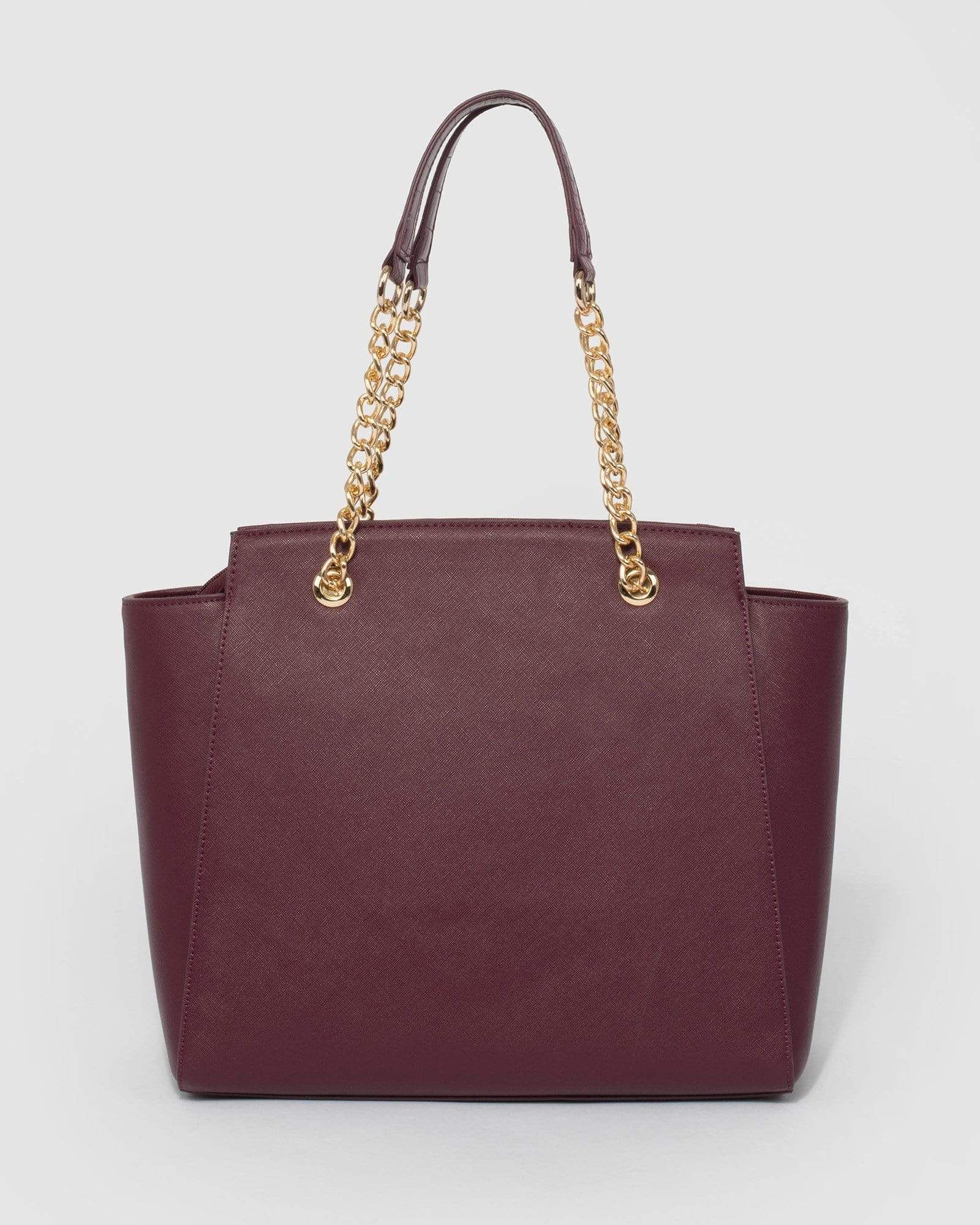 Plum Keily Chain Tote Bag sold by Collete Hayman product image thumbnail 4