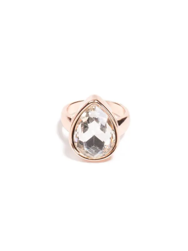 Teardrop Stone Ring - Large sold by Collete Hayman