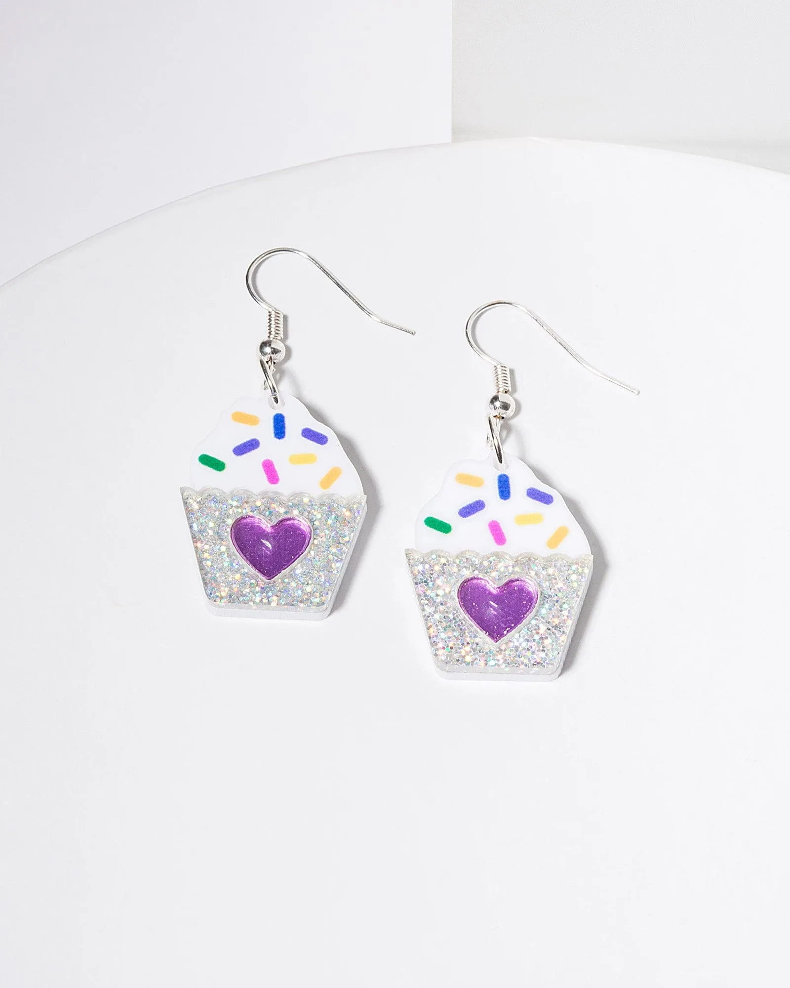 Multi Colour Sprinkles Cupcake Earrings sold by Collete Hayman