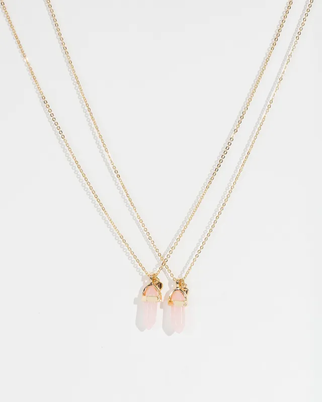 Pink BFF Crystal Necklace Pack sold by Collete Hayman