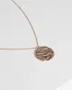 Gold Organic Disc Drop Necklace sold by Collete Hayman