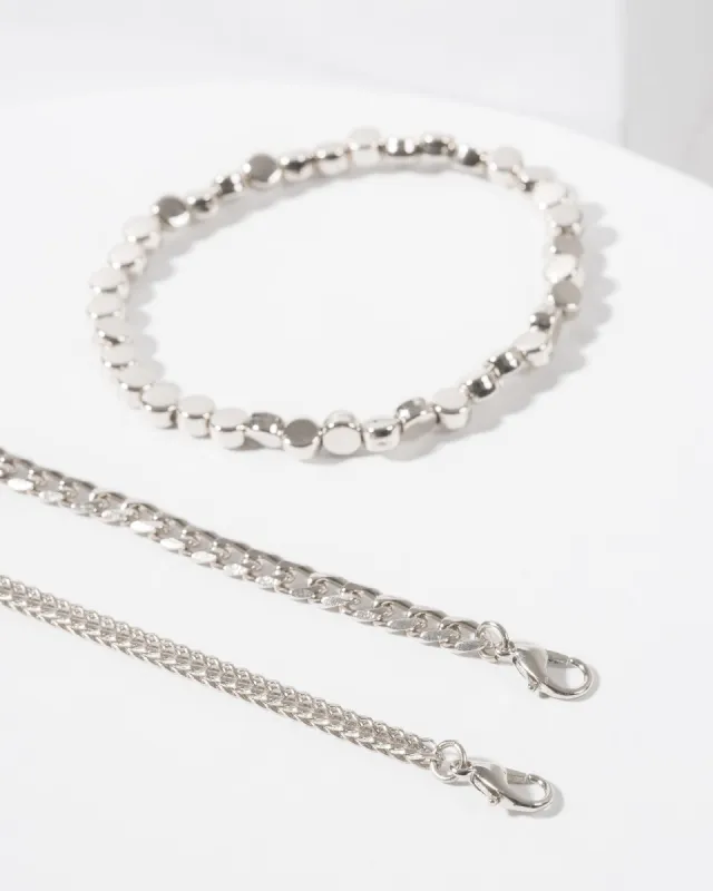 Silver 3 Pack Chain Bracelet sold by Collete Hayman