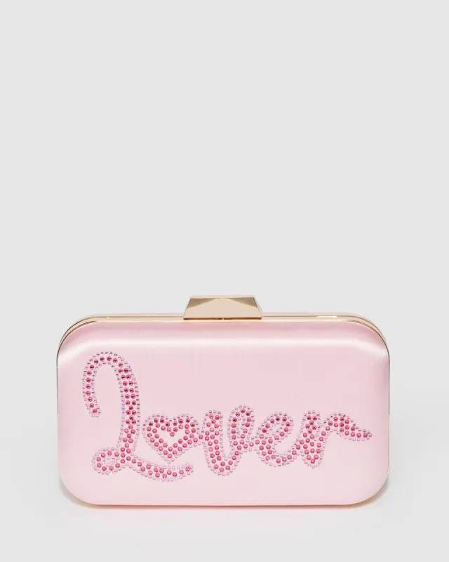 Pink Lover Hardcase Clutch Bag sold by Collete Hayman