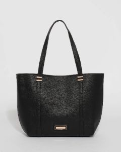 Black Sabina Tote Bag sold by Collete Hayman