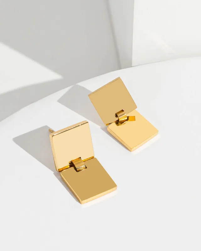 Square Drop Earrings sold by Collete Hayman