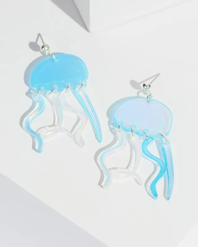 Holographic Jellyfish Earrings sold by Collete Hayman