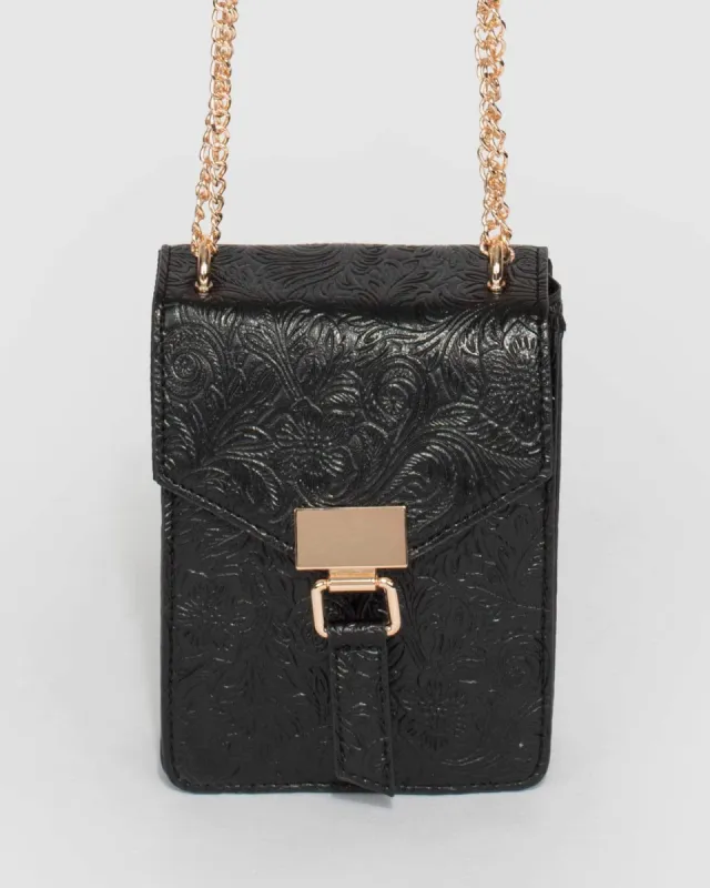 Black Sasha Crossbody Bag sold by Collete Hayman