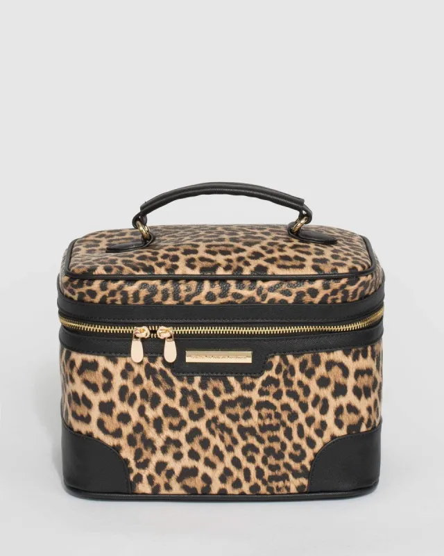 Leopard Print Cosmetic Case Pack sold by Collete Hayman