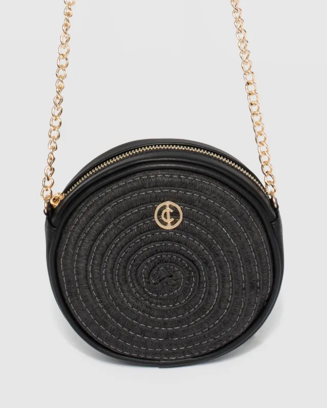 Black Hadlea Round Crossbody Bag sold by Collete Hayman
