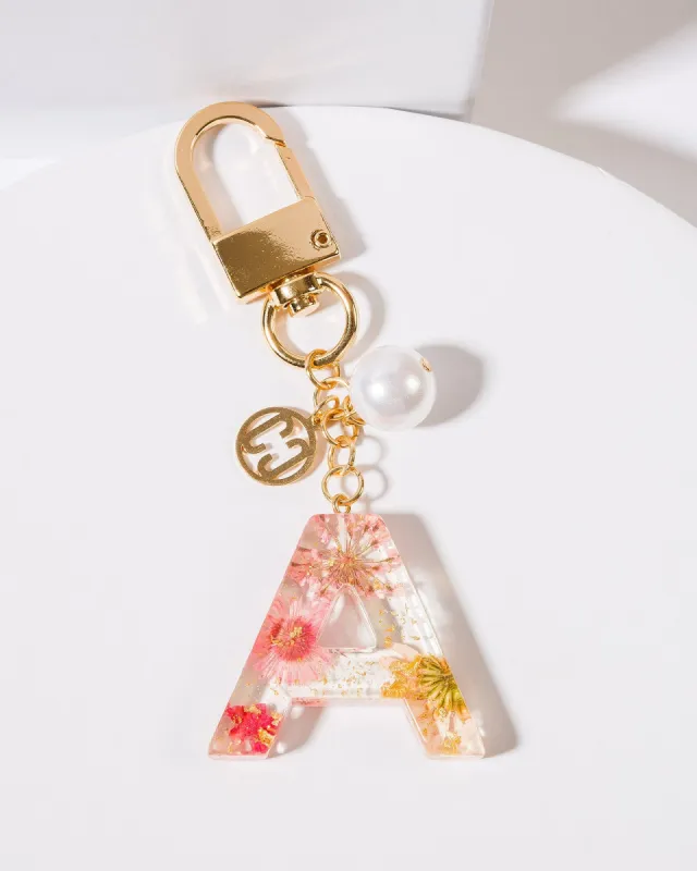A - Initial Bag Charm Pearl sold by Collete Hayman