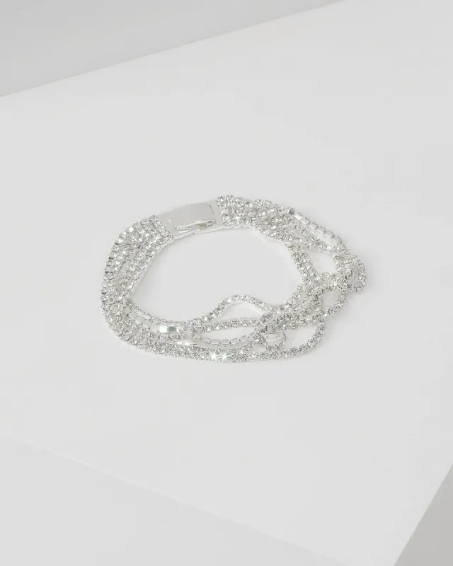 Multi Fine Diamante Bracelet sold by Collete Hayman