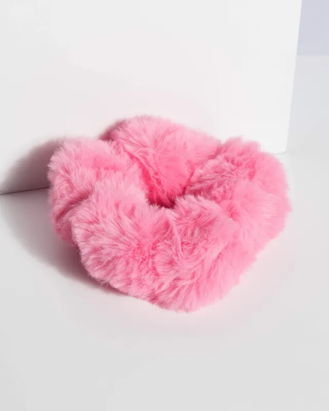 Pink Fluffy Scruchie sold by Collete Hayman