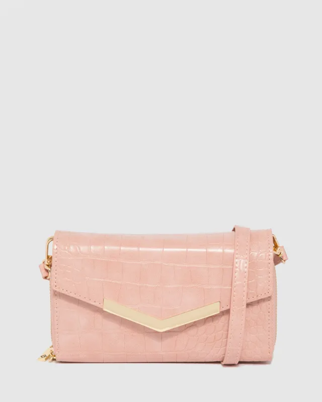 Pink Mia Wallet Crossbody Bag sold by Collete Hayman