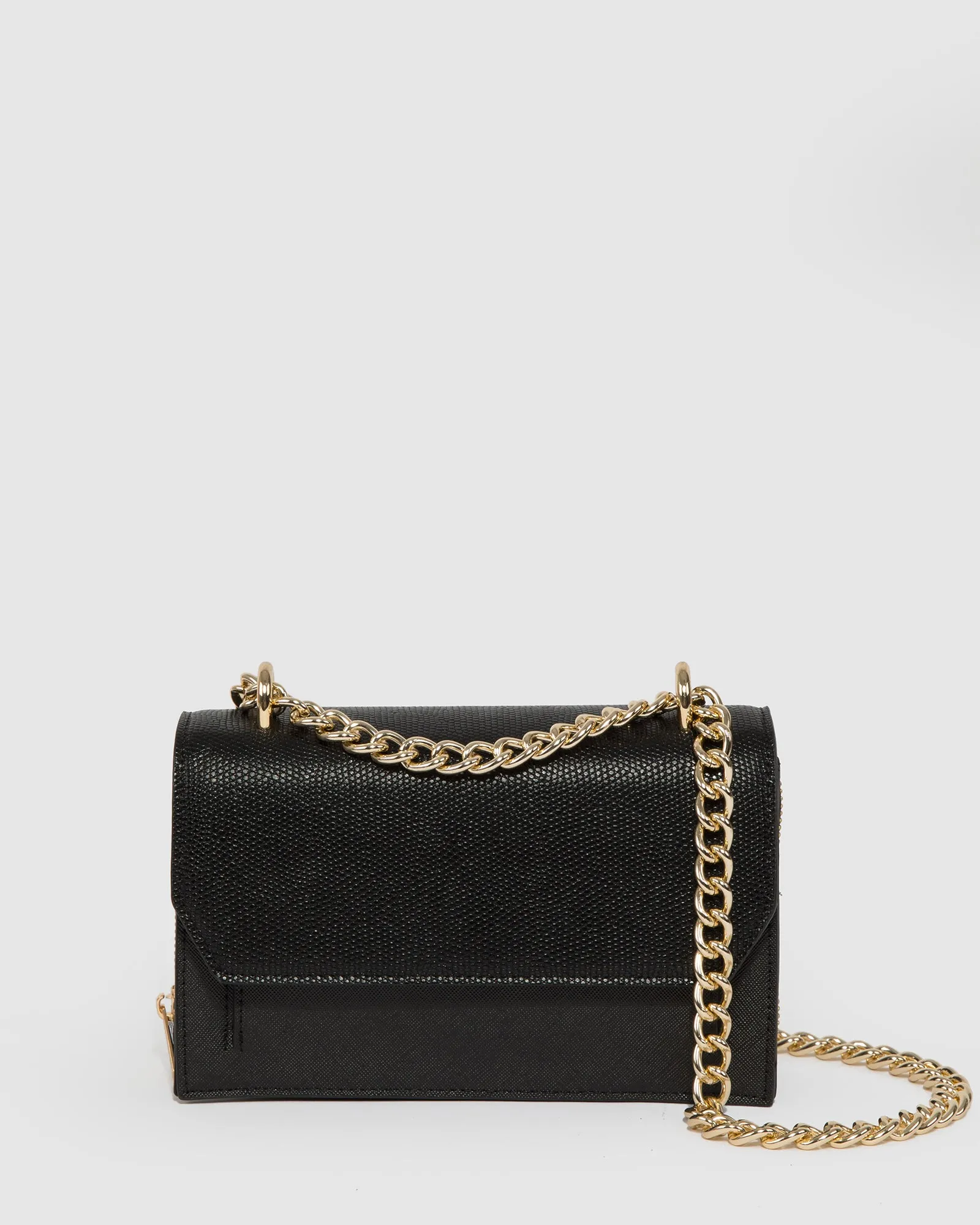 Black Harper Chain Crossbody Bag sold by Collete Hayman