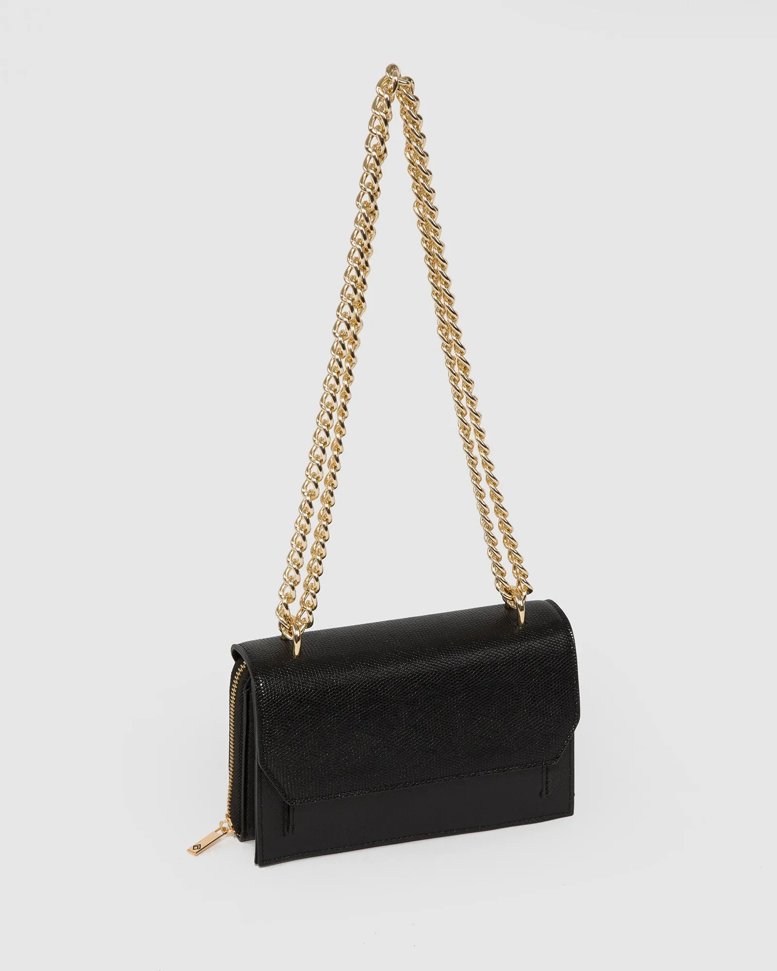 Black Harper Chain Crossbody Bag sold by Collete Hayman product image thumbnail 4