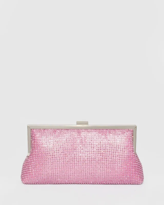 Pink Arya Clutch Bag sold by Collete Hayman