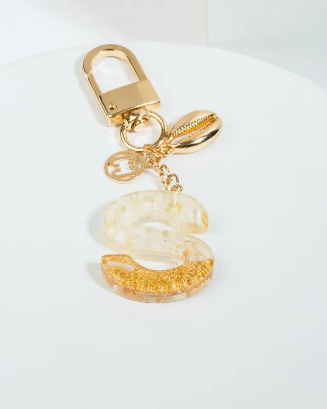 S - Initial Bag Charm Beach sold by Collete Hayman