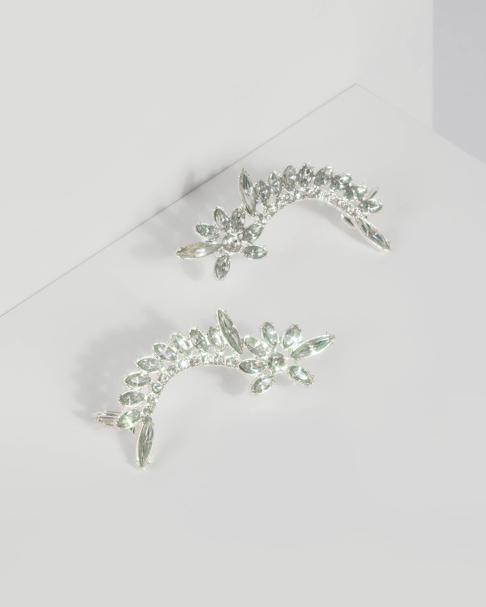 Silver Crystal Ear Cuff sold by Collete Hayman