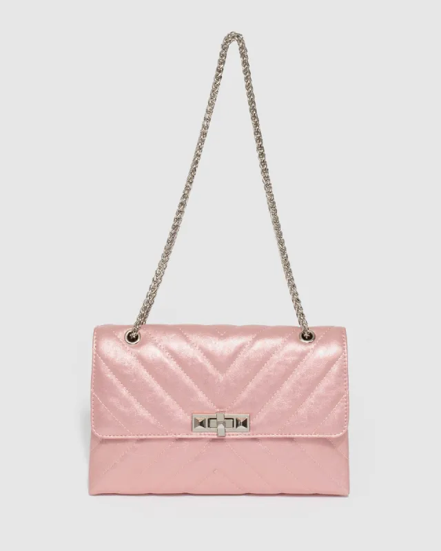 Zion Arrow Pink Crossbody Bag sold by Collete Hayman