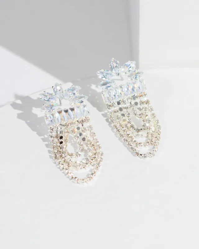 Silver Small Cluster Looped Earrings sold by Collete Hayman