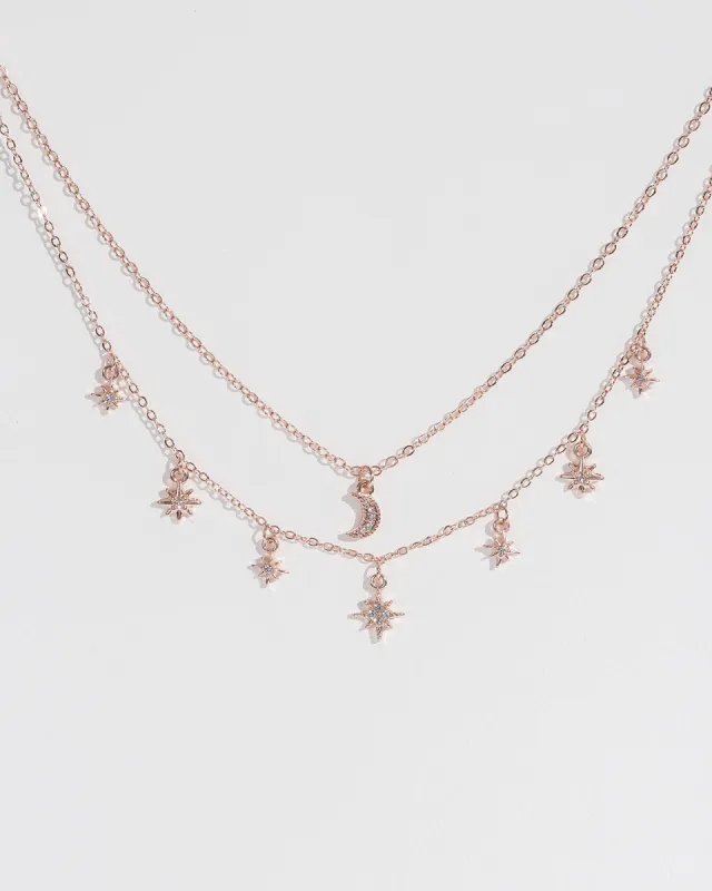 Crystal Starlight&Moon Necklace Pack sold by Collete Hayman