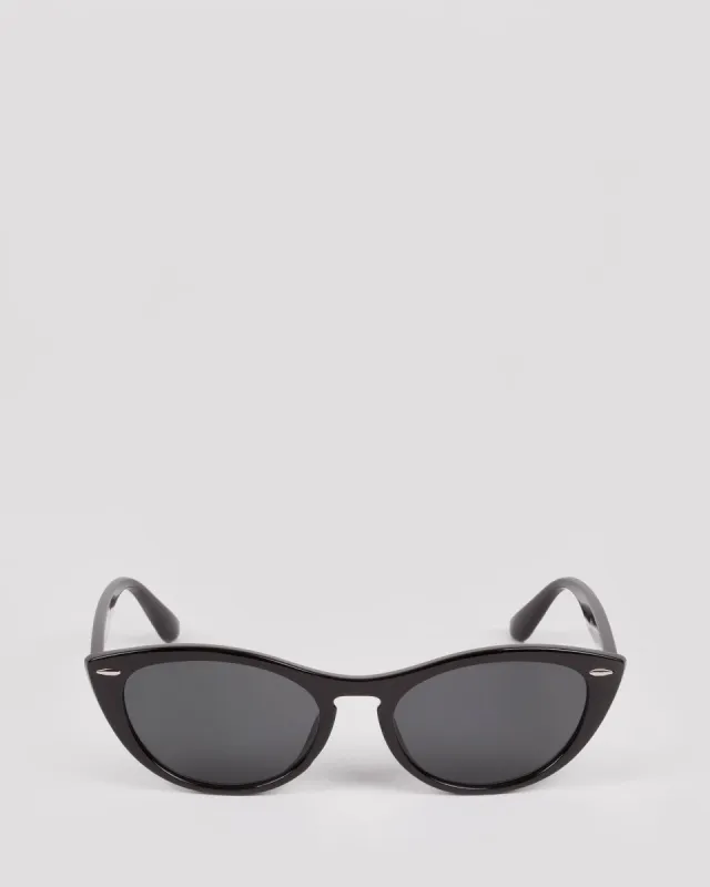 Black Slim Cat Eye Sunglasses sold by Collete Hayman