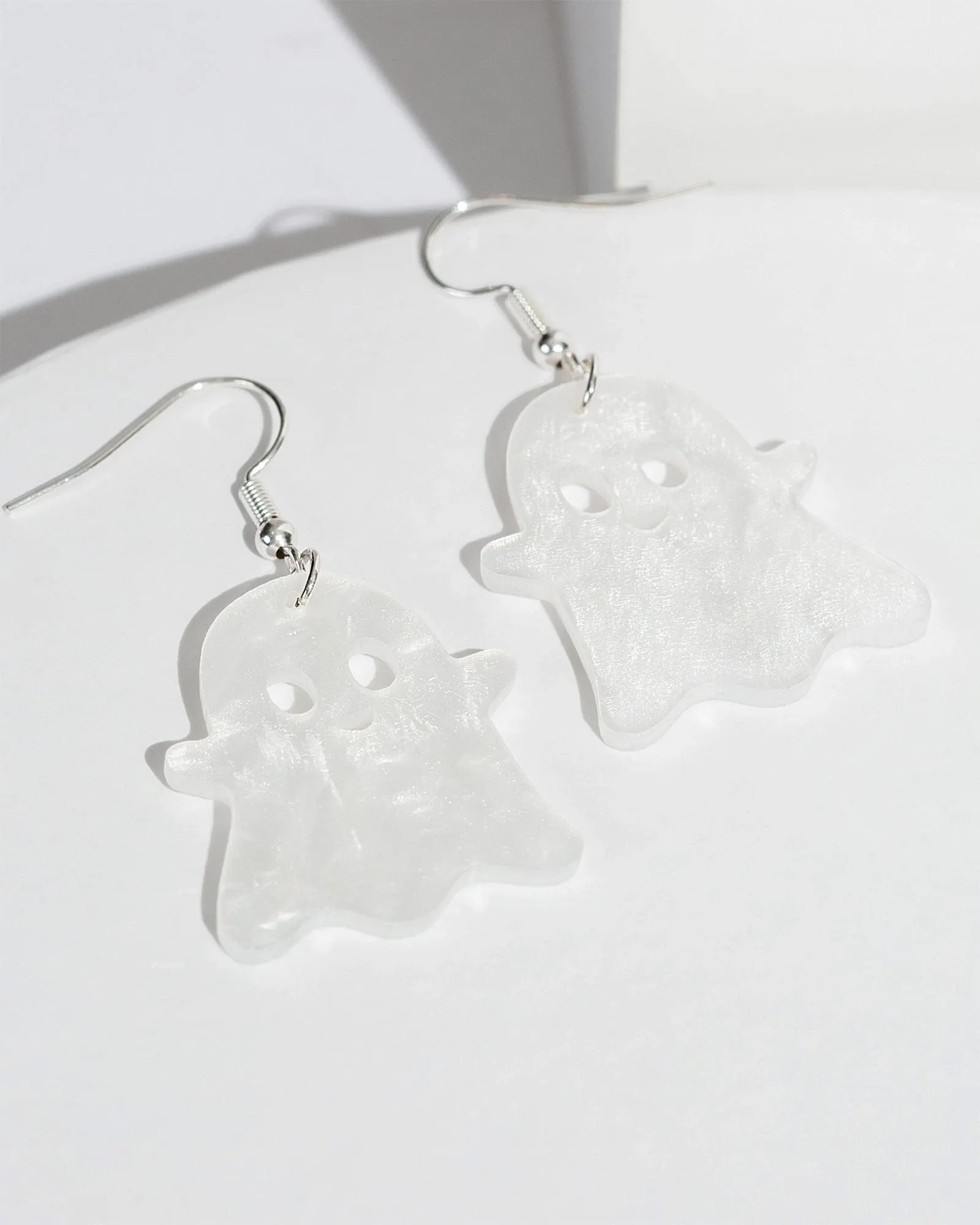 White Happy Ghost Earrings sold by Collete Hayman
