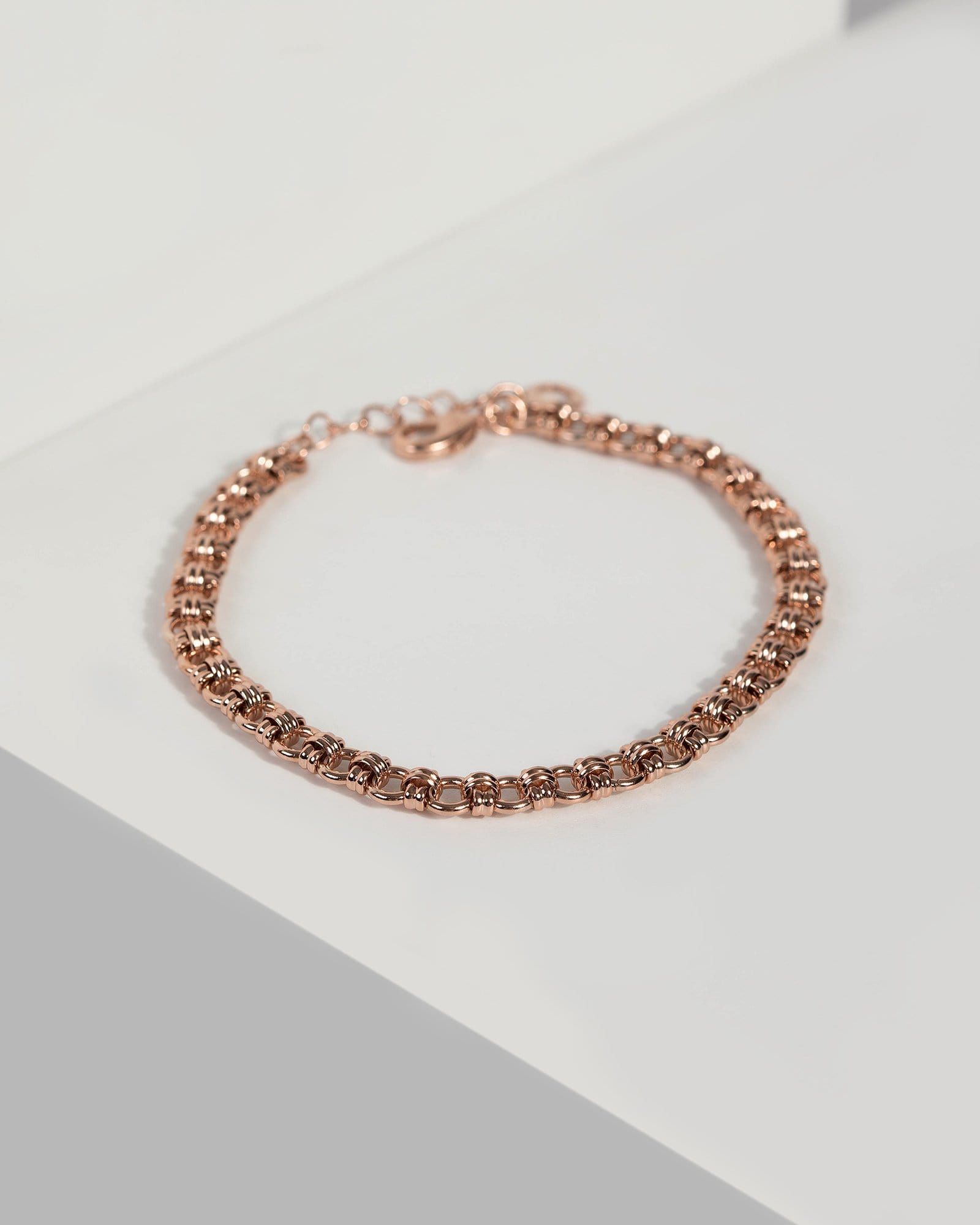 Rose Gold Linked Chain Bracelet sold by Collete Hayman