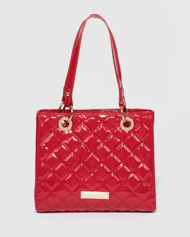 Red Nirvana Quilt Mini Tote Bag sold by Collete Hayman